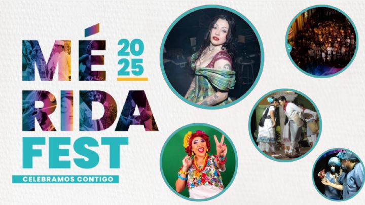 Mérida Fest 2025: Cartelera completa de conciertos y actividades GRATIS en Yucatán