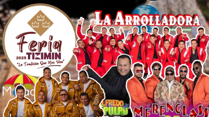 Feria de Reyes Tizimín Yucatán 2025: Cartelera completa de artistas que darán concierto GRATIS