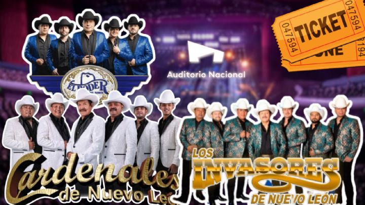 Duelo de Acordeones en CDMX: Lista completa de zonas y precios para su concierto en el Auditorio Nacional