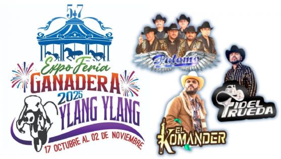 Expo Ganadera Ylang Ylang 2025: Cartel de artistas que darán concierto en Boca del Río