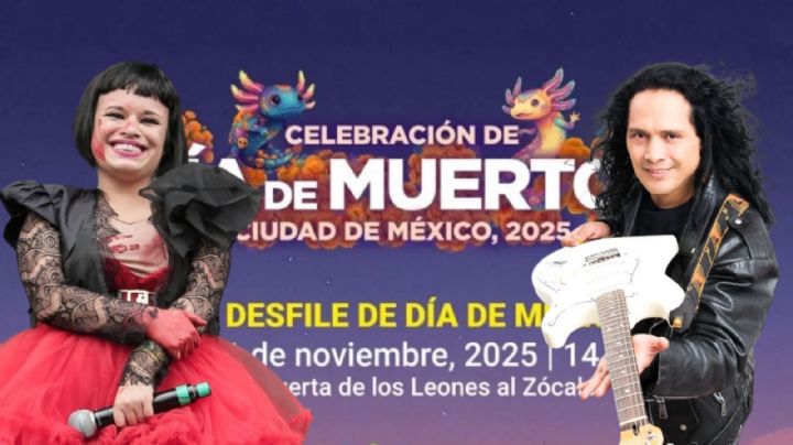 Día de Muertos CDMX: Artistas que darán concierto GRATIS en el desfile 2025