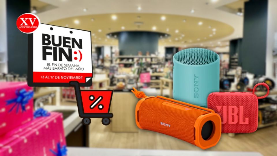 Las tres mejores bocinas portátiles con hasta 40% de descuento en Liverpool