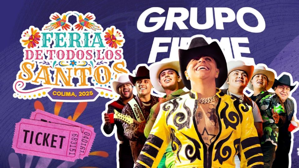 Grupo Firme se presentará por segunda vez en la Feria de Todos los Santos Colima 2025