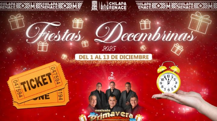 Fiestas Decembrinas Chilapa 2025: Cartelera de artistas que se presentarán GRATIS en Guerrero