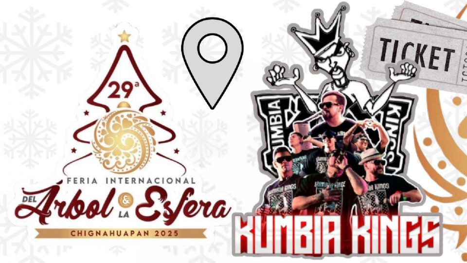 Kumbia Kings se presentará en la apertura de la Feria del Árbol y la Esfera Chignahuapan 2025
