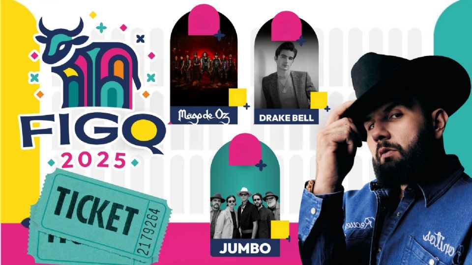 Artistas que se presentarán HOY en la Feria Internacional Ganadera Querétaro 2025.