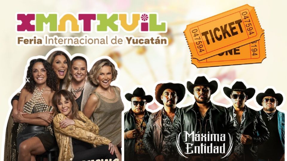 Artistas que se presentarán HOY en la Feria Xmatkuil Yucatán 2025.