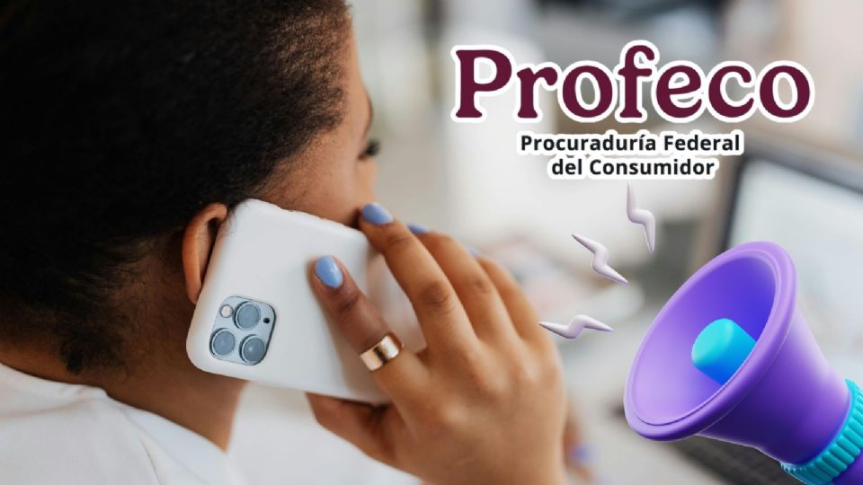 Profeco enseña como evitar llamadas de publicidad.