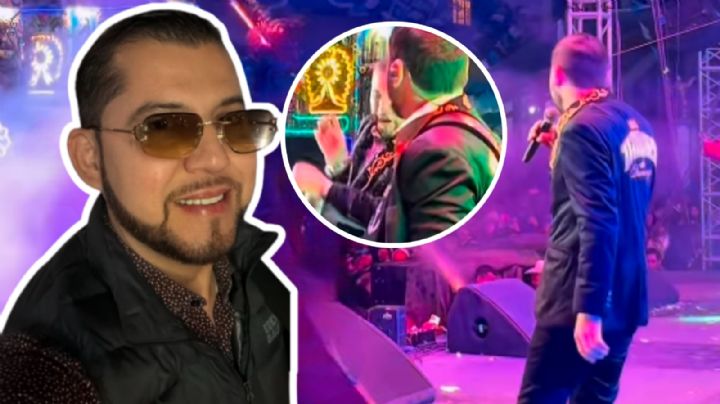 Vocalista de Titanes de Durango recibe botellazo en pleno concierto: Así fue su reacción VIDEO