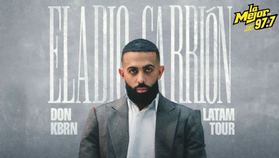 Eladio Carrión en San Valentín: Palacio de los Deportes. ¡Gana Boletos GRATIS con La Mejor 97.7 FM!