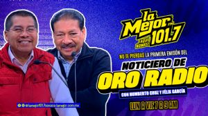 Primera Emisión del Noticiero de Oro Radio con Humberto Cruz y Félix García