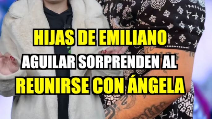 Hijas de Emiliano Aguilar sorprenden al reunirse con Ángela Aguilar en pleno concierto