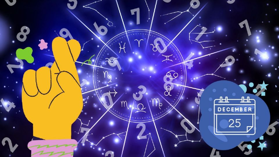 Números de la suerte del 25 de diciembre para cada signo zodiacal.