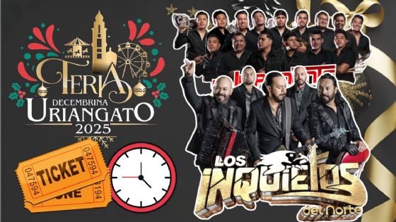 Feria Decembrina Uriangato 2025: ¿A qué hora empieza el concierto de Los Inquietos del Norte HOY?