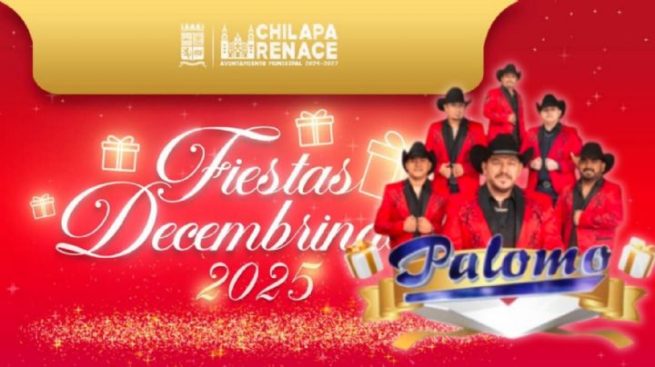 Fiestas Decembrinas Chilapa 2025: Cartel de artistas y programa de actividades para HOY 3 de diciemb