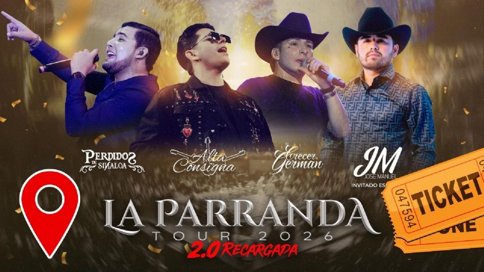 Nuevas fechas y boletos para La Parranda Tour 2025