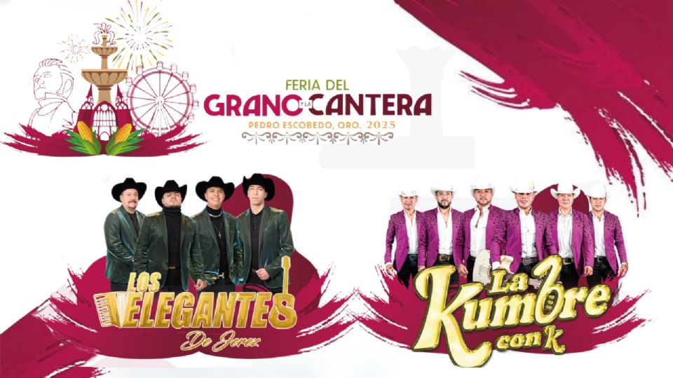 Estos son los artistas que se presentarán HOY en la Feria del Grano y la Cantera 2025