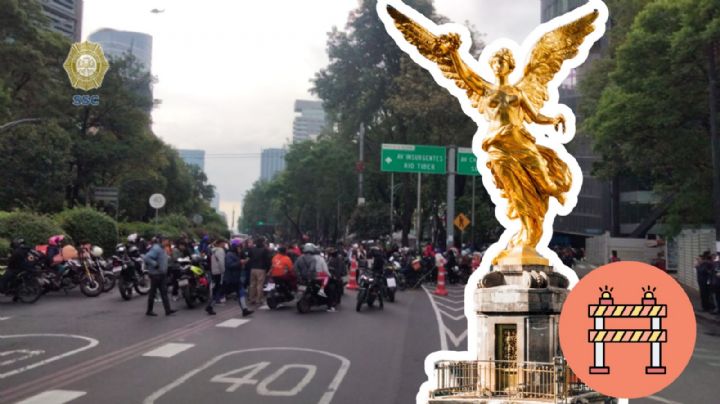 ¡Caos en la CDMX! Reportan bloqueos viales en Paseo de la Reforma HOY 18 de junio