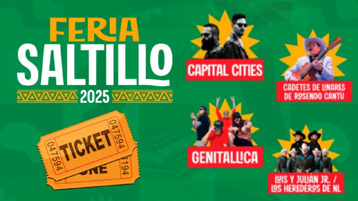 Feria de Saltillo 2025: Cartelera de artistas que darán concierto este fin de semana, del 10 al 13 de julio