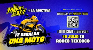 Gana una Moto cortesía de La Adictiva