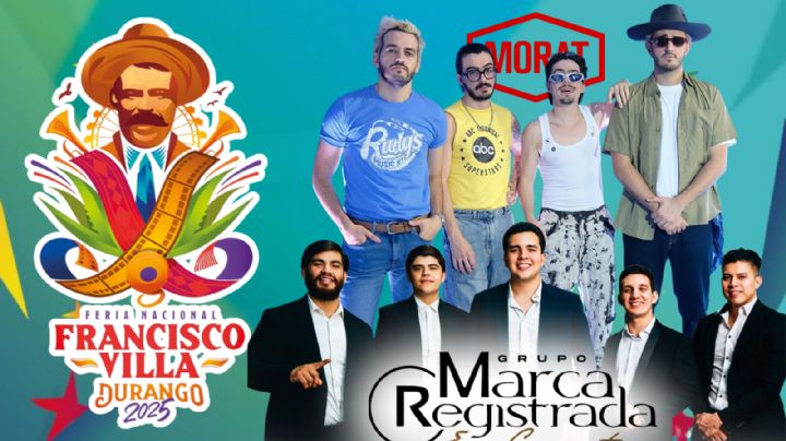 Feria Nacional Francisco Villa Durango 2025: Cartelera completa de artistas que se presentarán HOY 18 de julio en la INAUGURACIÓN