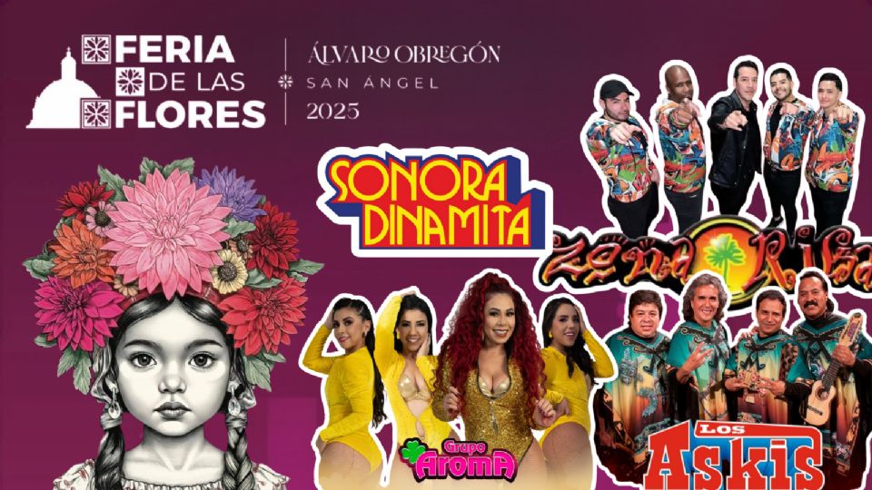 Estos son los artistas que se presentarán en la Feria de las Flores Álvaro Obregón 2025