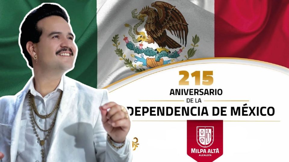 David Zahan se presentará el 15 de septiembre en la Alcaldía Milpa Alta.