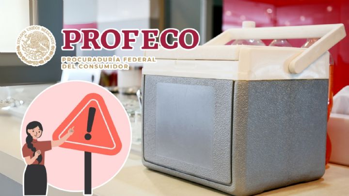 Esta es la hielera que representa un peligro para los usuarios, alerta Profeco