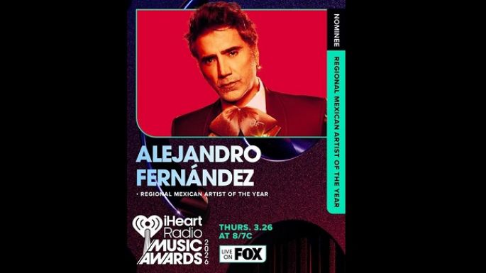 Alejandro Fernández arranca el año con nominación... Y cirugía