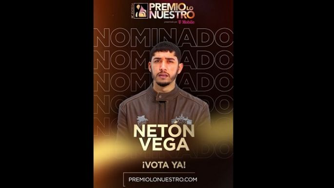 Netón Vega recibe cinco nominaciones en Premio Lo Nuestro