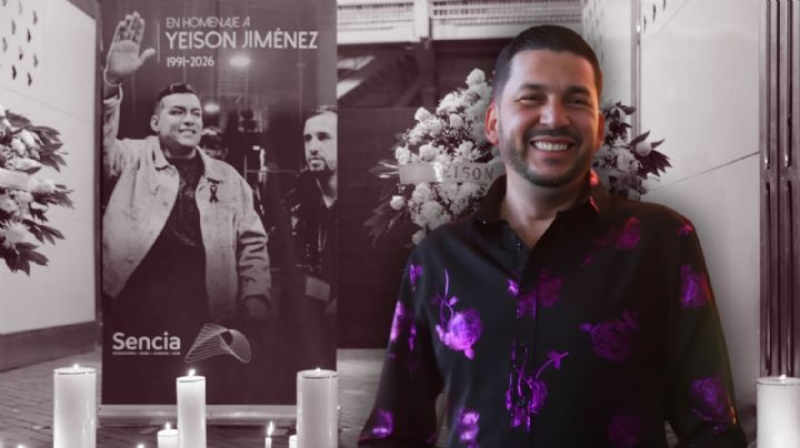 Con lágrima en los ojos, Luis Ángel 'El Flaco' despide a Yeison Jiménez en su funeral | VIDEO