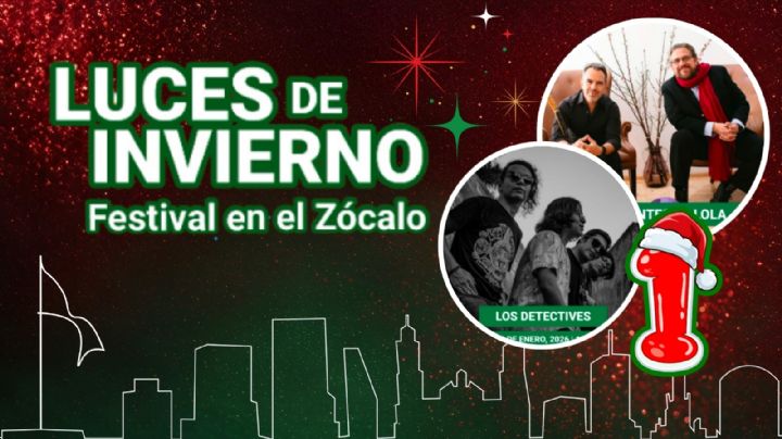 Festival Luces de Invierno CDMX 2025: ¿Qué artistas se presentarán GRATIS hoy 2 de enero en el Zócalo?