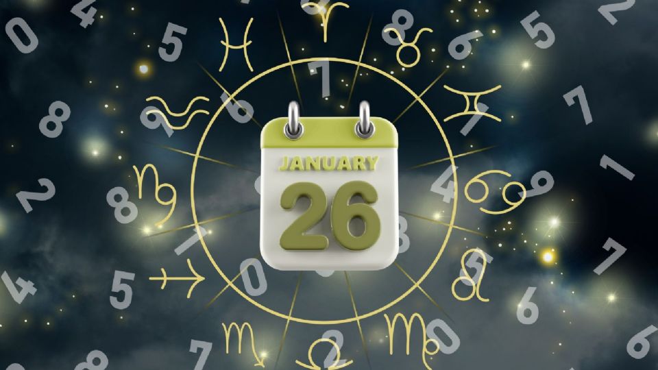 Números de la suerte del 26 de enero para cada signo zodiacal.