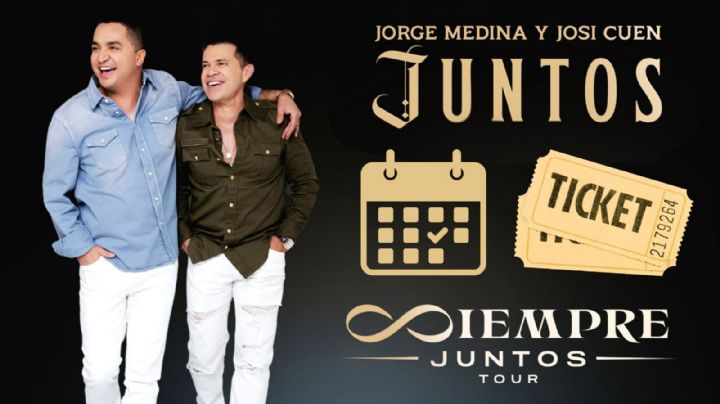 Jorge Medina y Josi Cuen anuncian su nuevo tour “Siempre Juntos”: Fechas, ciudades y venta de boletos