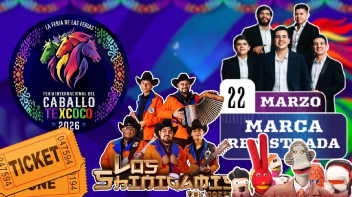 Feria del Caballo Texcoco 2026: ¿Qué artistas se presentarán HOY 22 de marzo en el Teatro del Pueblo y el Palenque?
