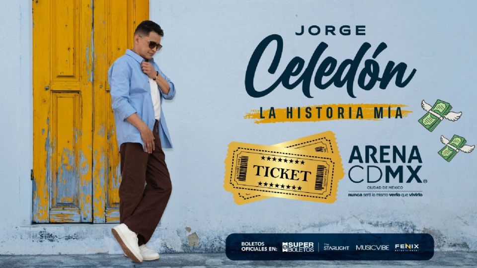Jorge Celedón llega a la Ciudad de México en el mes de Junio