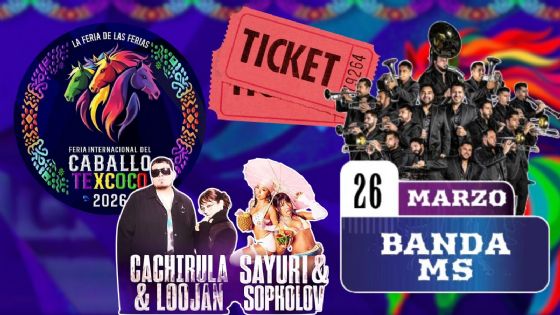 Feria del Caballo Texcoco 2026: Artistas que se presentarán HOY 26 de marzo