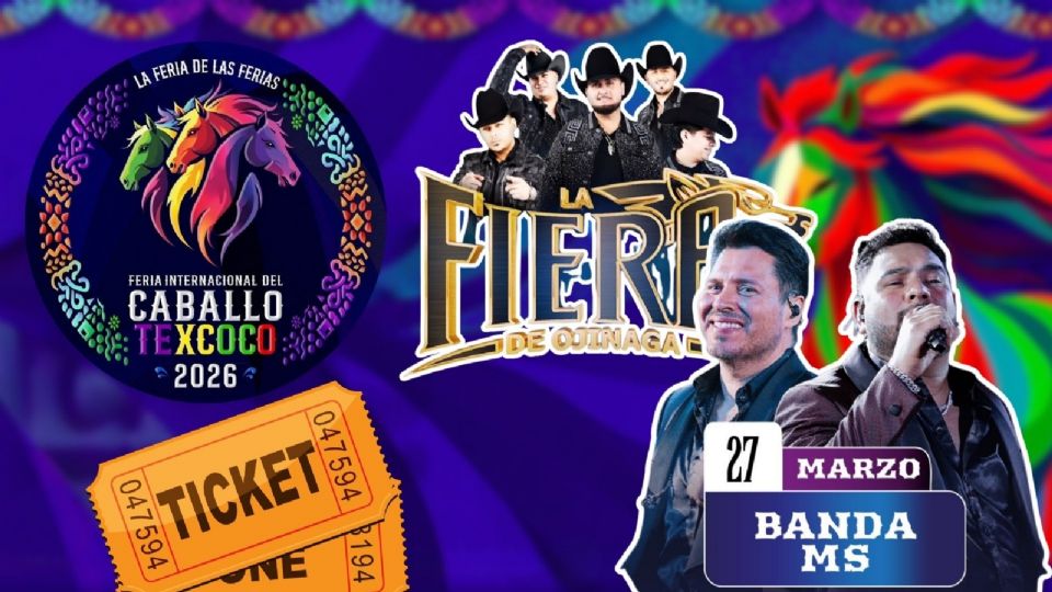 Artistas que se presentarán HOY en la Feria del Caballo Texcoco 2026.