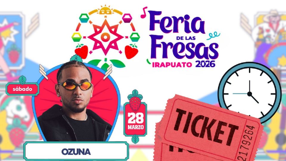 Ozuna se presentará HOY en la Feria de las Fresas Irapuato 2026