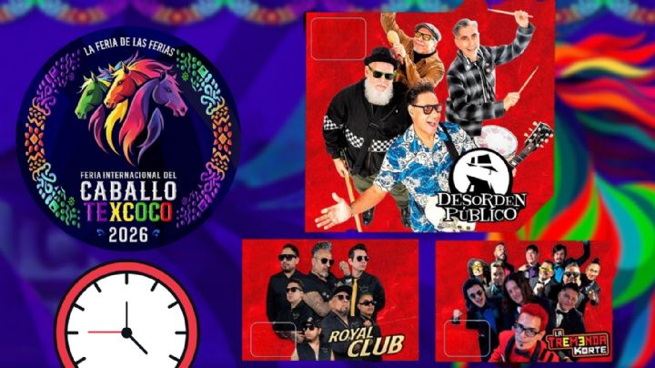 Feria del Caballo Texcoco 2026: Artistas que darán concierto GRATIS HOY 31 de marzo en el Teatro del Pueblo; horarios