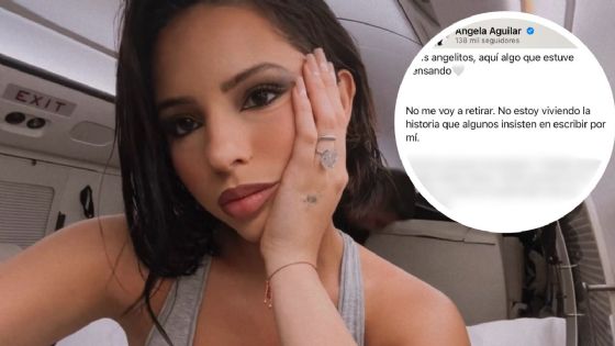 ¡Ángela Aguilar no se retira! La cantante lanza contundente mensaje a sus seguidores