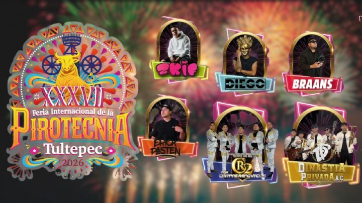 Feria Internacional de la Pirotecnia Tultepec 2026: Cartelera de artistas que darán concierto GRATIS HOY 5 de marzo en el EDOMEX
