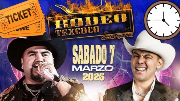 El Mimoso y El Yaki en el Rodeo Texcoco 2026: ¿A qué hora empieza el concierto HOY 7 de marzo y cuánto cuestan los boletos?