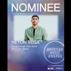 Netón Vega irrumpe en los American Music Awards