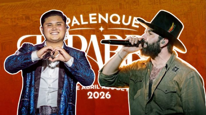 Max Cervantes, vocalista de La Arrolladora, sorprende como invitado de Carín León en el Palenque Tepatitlán 2026 | VIDEO
