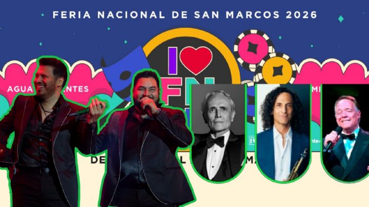 Feria Nacional de San Marcos 2026: Cartel de artistas y programa completo para HOY 30 de abril