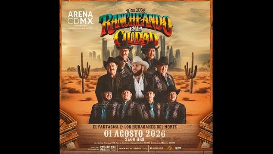 El Fantasma y Los Huracanes del Norte conquistarán CDMX