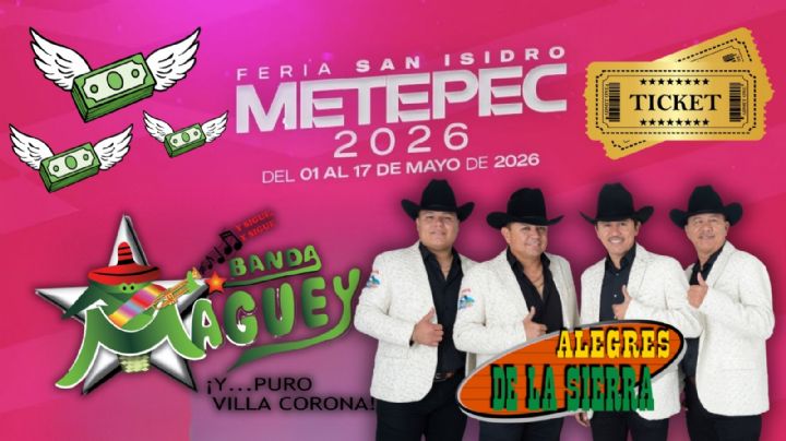 Feria San Isidro Metepec 2026: ¿Qué artistas darán concierto HOY 6 de mayo en el Teatro del Pueblo?