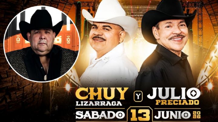 Chuy Lizárraga anuncia concierto con Julio Preciado ¿Sin el Capibaras Tour?