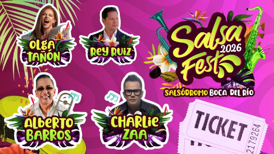 Artistas que se presentarán HOY en la CLAUSURA del Salsa Fest Veracruz 2026